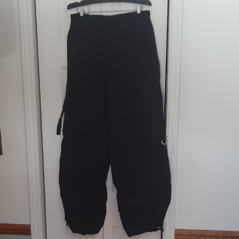 Womens Zara black Cargo Pants